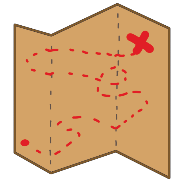 clipart of a treasure map